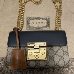 Padlock small GG shoulder bag