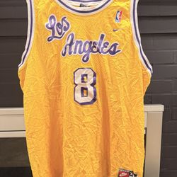 Vintage Nike NBA Mens Los Angeles Lakers Kobe Bryant Rewind 61 Jersey sz XXL