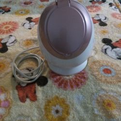 Nano Ionic Facial Steamer, White And Pink