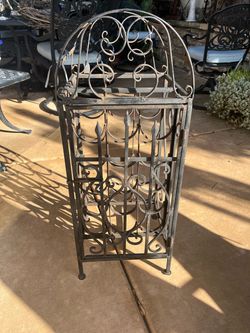 Iron Wine Rack