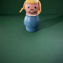 Fisher-Price Little People Wooden Pigtail Blonde 