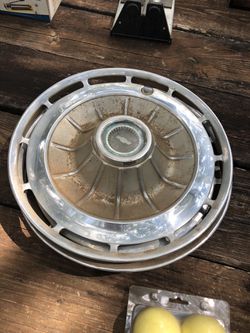 60s Chevy hub caps