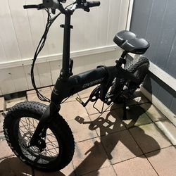 Overfly Hummer 20"x4"Fat Tire Electric Folding Bike for Commuter with 500W Bafang Motor, 48V/10.4A Battery, 7 Speed, and 6 PAS (Class 2)