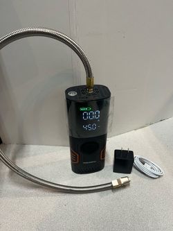 Xmuniha Tire Inflator Portable Air Compressor - 10000mAh Air Pump for Car Tires