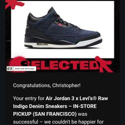Jordan 3 Levis 