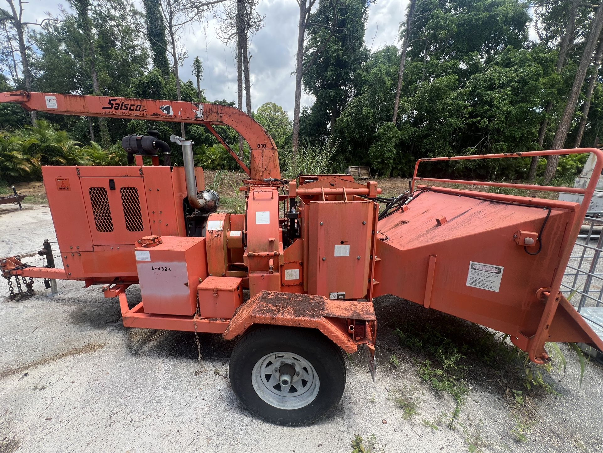 2018 Salsco 810d Diesel Wood Chipper
