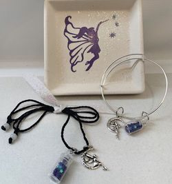 Periwinkle Fairy Dust Girls Jewelry Set