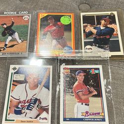 Atlanta Braves vintage baseball card lot