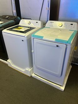 Brand New Samsung Top Load Washer and Gas Dryer!