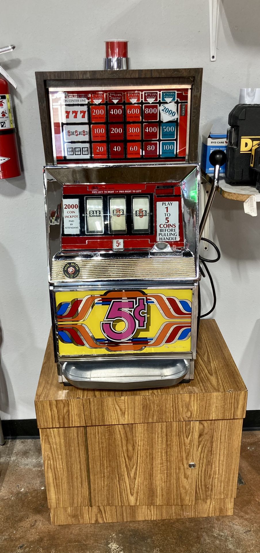 Bally Slot Machine “ 5 Cent “