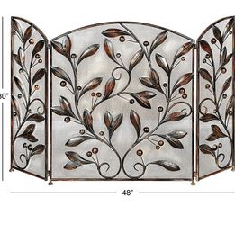 3 Panel Fireplace Screen