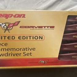 Snap On Corvette 50th Anniversary 5-piece Screwdriver Set NEW!!
