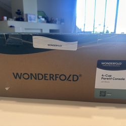WonderFold 4-Cup Parent Console (Jet Black) – New
