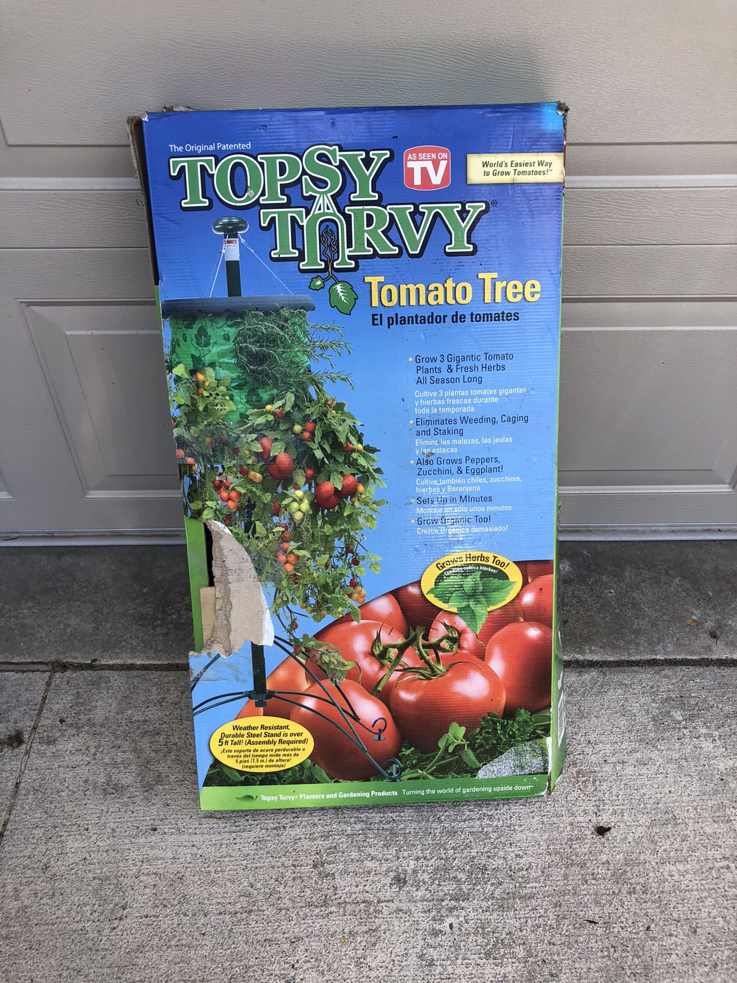 NEW!! Topsy Turvy Tomato/Herb Planter