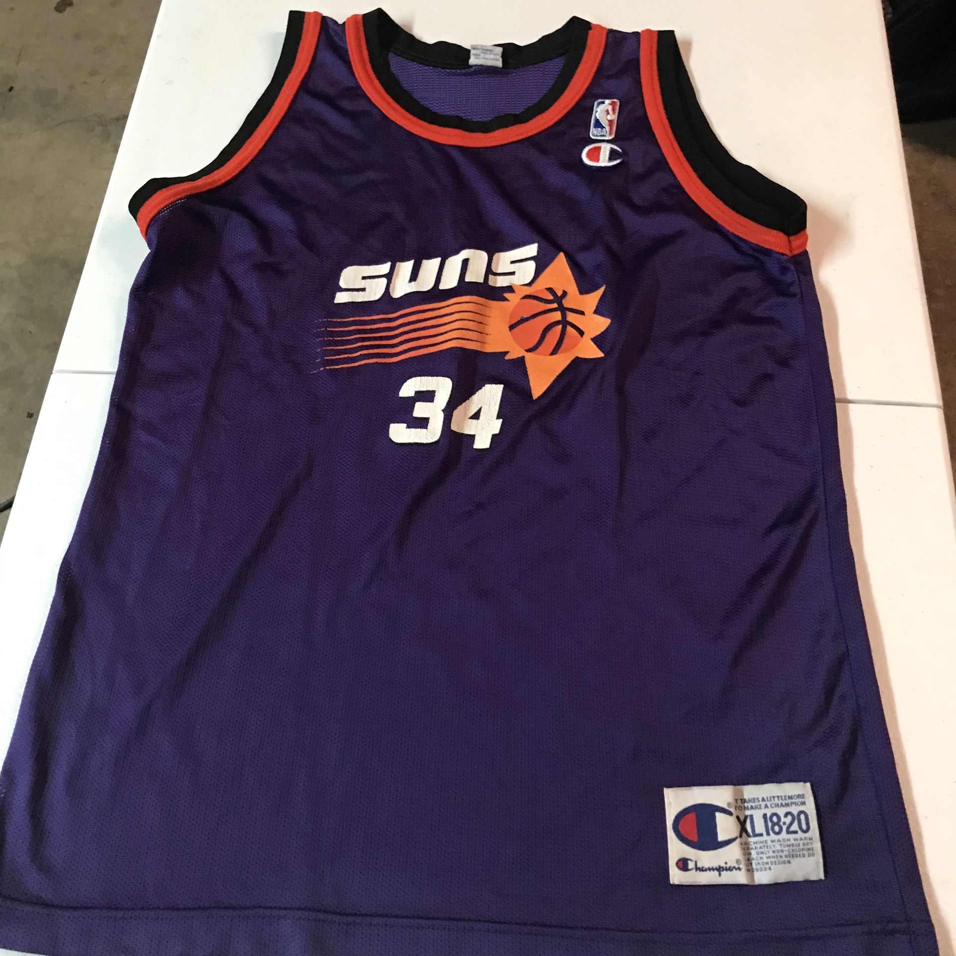 Phoenix suns basketball jersey, Charles Barkley, kids xl 18 20