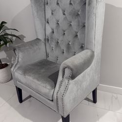 Modern High Back Accent Chair