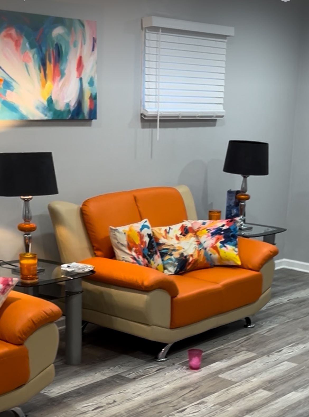 Couch Set Italian Leather