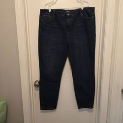 Wimen's plus size Buffalo Jeans dark indigo or black