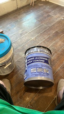 Silver Dollar fiber aluminum roofing coating