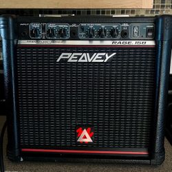 Peavey Rage 158 Guitar Bass Amplifier - Great Condition
