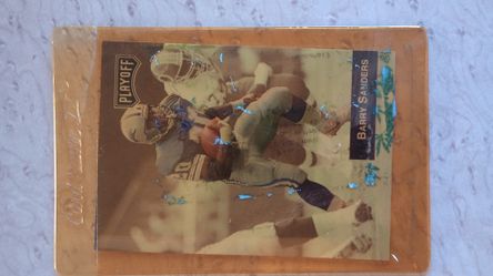 1993 Barry Sanders Play Off Catd