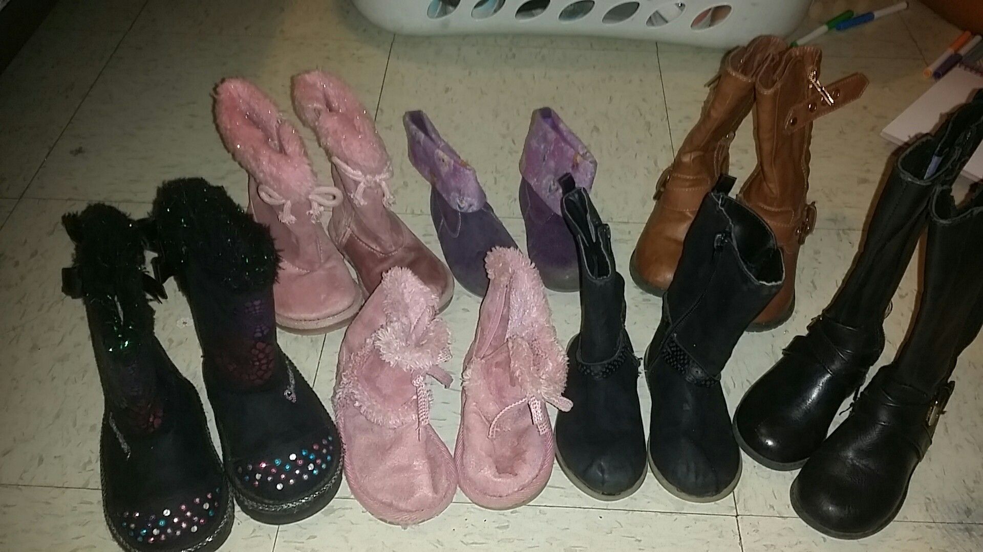Botas de niña