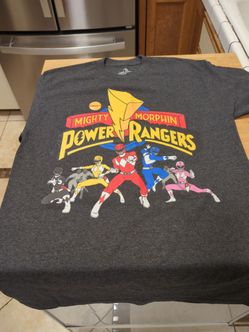 Power rangers t shirt mens XLg