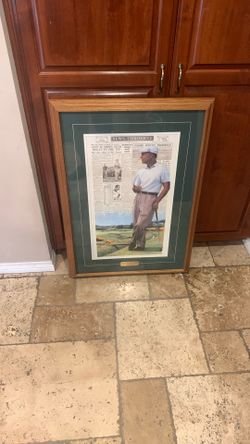 The Year Of The Triple Crown Ben Hogan 279/1250 Offset Lithograph