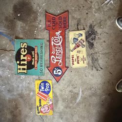 Vintage Metal Signs