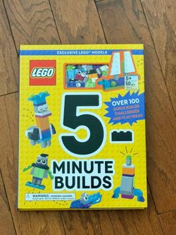 LEGO 5 Minute Builds Book 50 pieces included