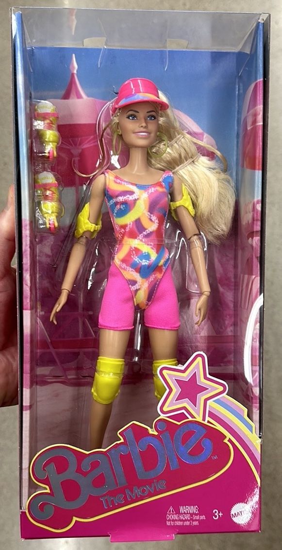 Barbie the Movie Margo Robbie Roller Skater Rollerblade Barbie Doll