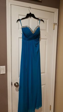 vestido color turquoise. new