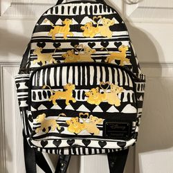 simba & Nala mini backpack loungefly/ Disney