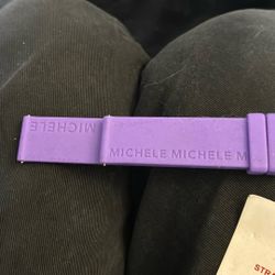 Michele Watches Purple Strap