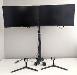 Packard Bell 2 Monitors + Arms