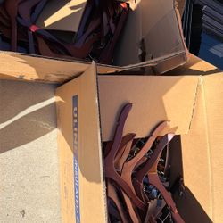 shirts and pants wooden hangers 