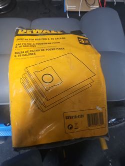 Shop vac bags