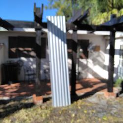 Correlated metal panels 8'4"x20.5"