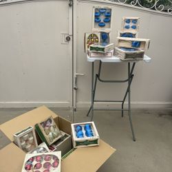 Vintage Pyramid Christmas Ornaments 