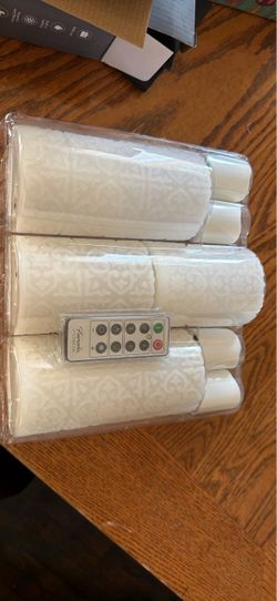 Flameless LED Candles Set with Remote