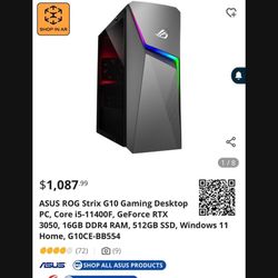 ASUS ROG Strix G10 Gaming Pc 