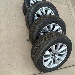 Chevy Silverado OEM 20” Rims & Tire Set