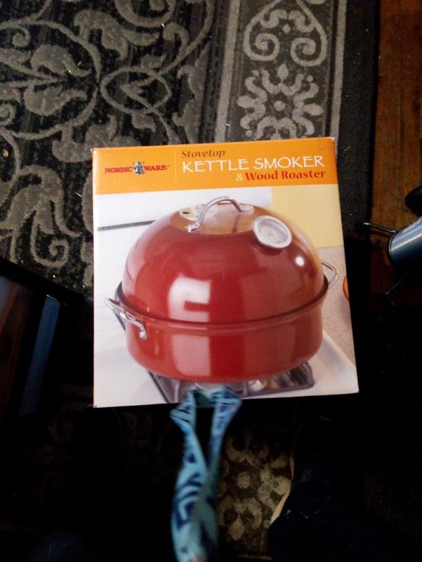 Stove Top Kettle Smoker Wood Roaster