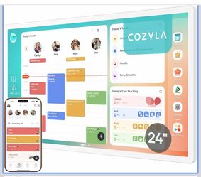 Calendar Plus 2: 24" Smart Digital Calendar with Google Play Store