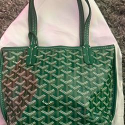 Green Designer Tote Bag
