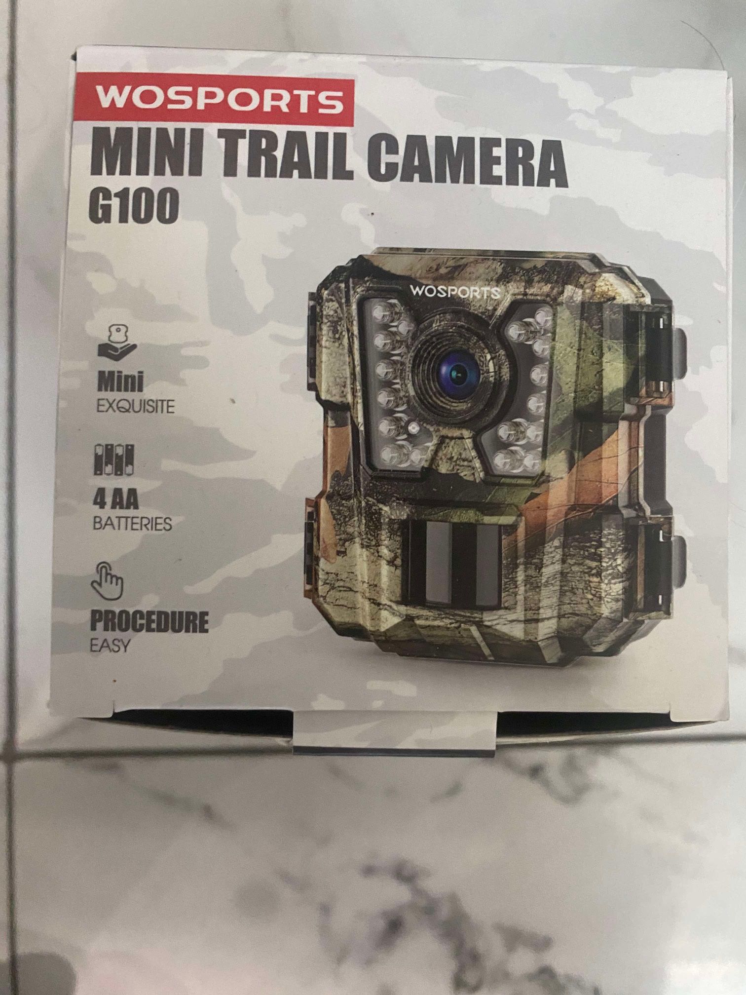 Wosports Mini Trail Camera 1080P HD Wildlife Scouting Hunting Camera with IR