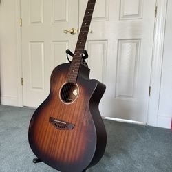 D'Angelico Premier Gramercy LS Acoustic-electric Guitar - Aged Mahogany