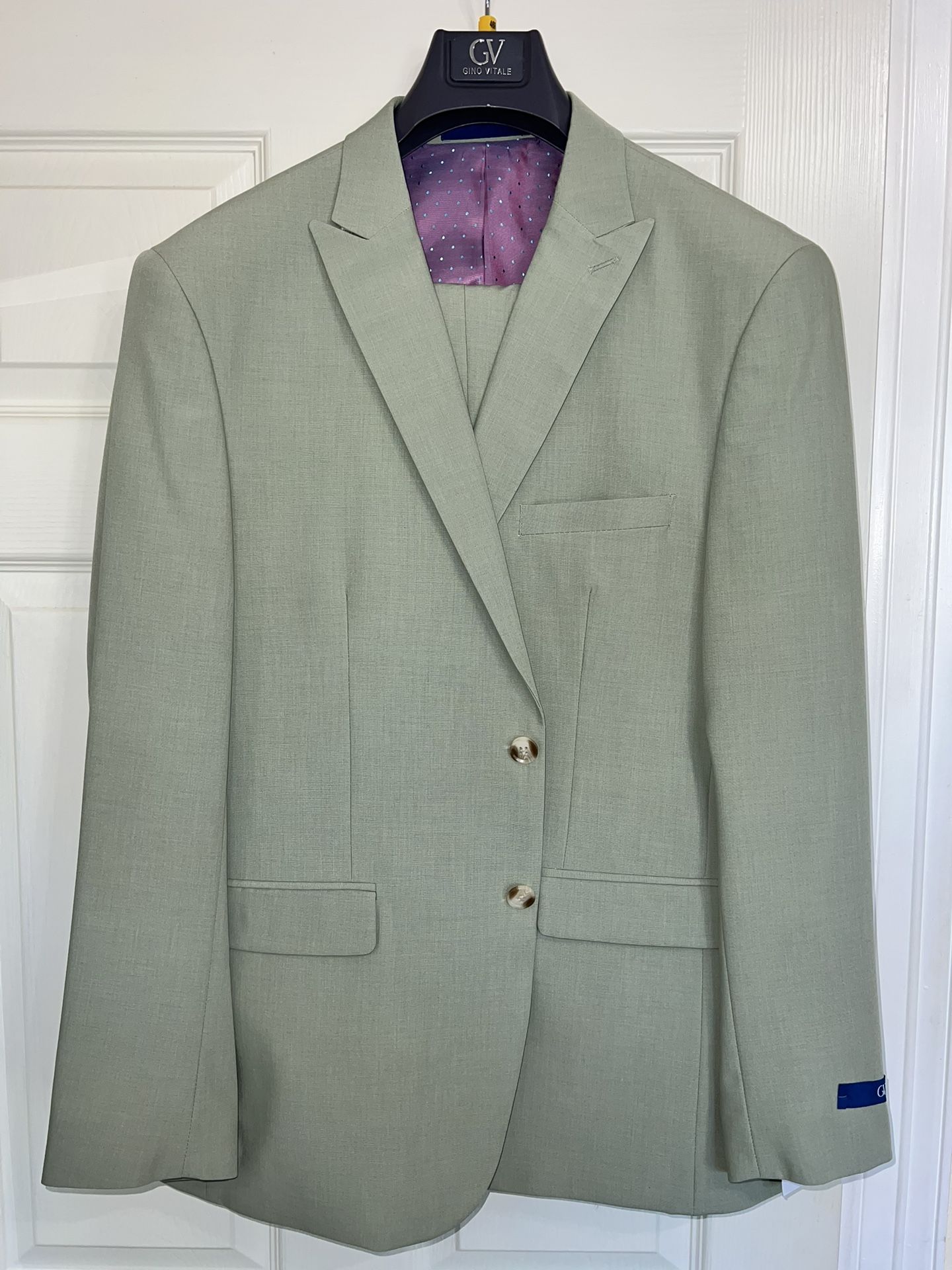 Gino Vitale Sage Green Suit