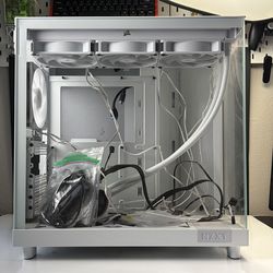 NZXT H6 Flow Corsair H150i 360mm Radiator