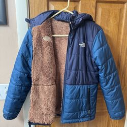 Boys Northface Reversible Jacket Size Large 14/16